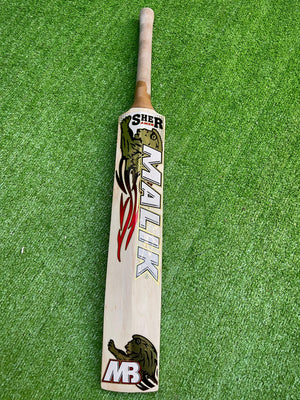 MB MALIK SHER AMIN English Willow Cricket bat--1245g