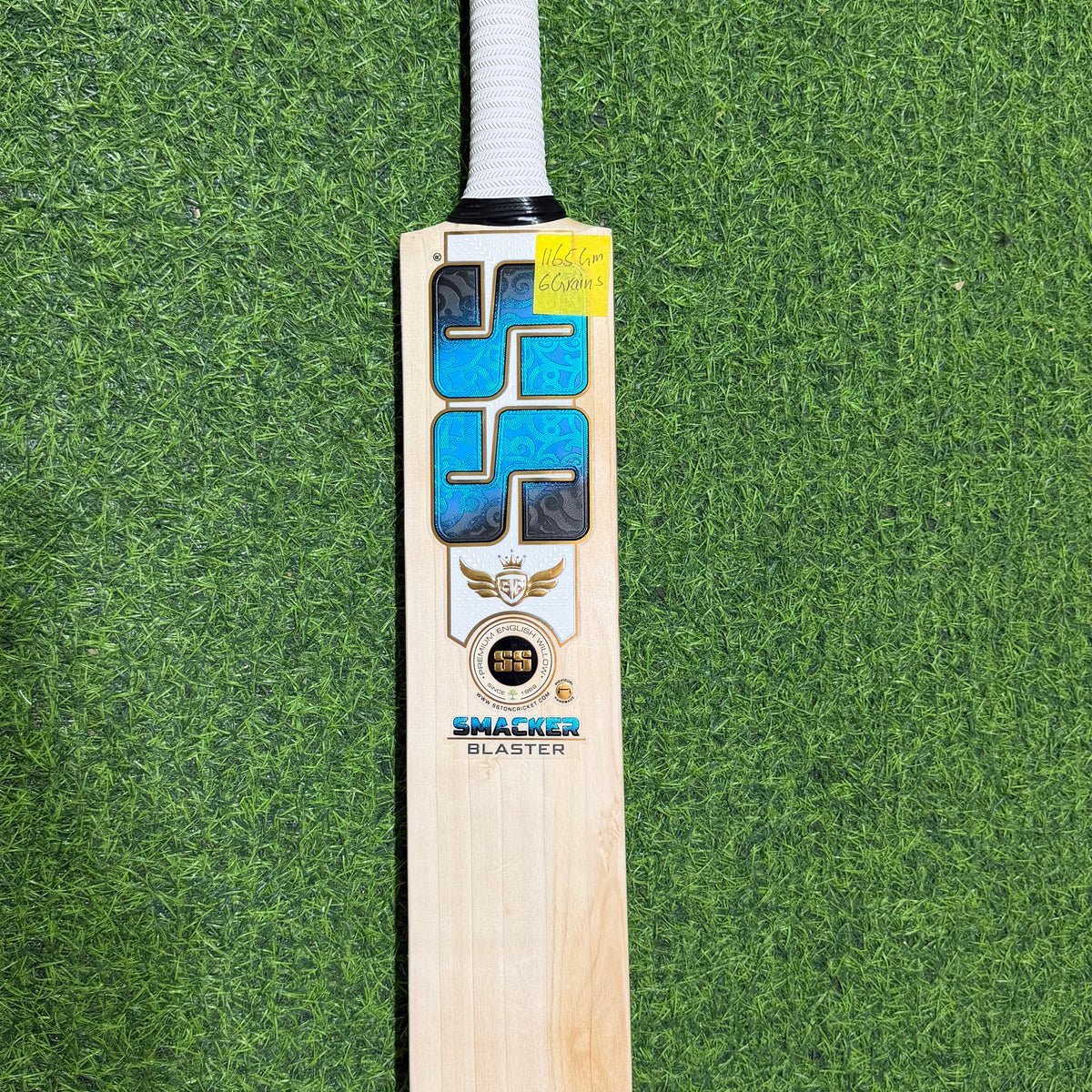 Smacker Blaster SS SMACKER BLASTER Premium English willow Cricket Bat - 1165g – Sports ...