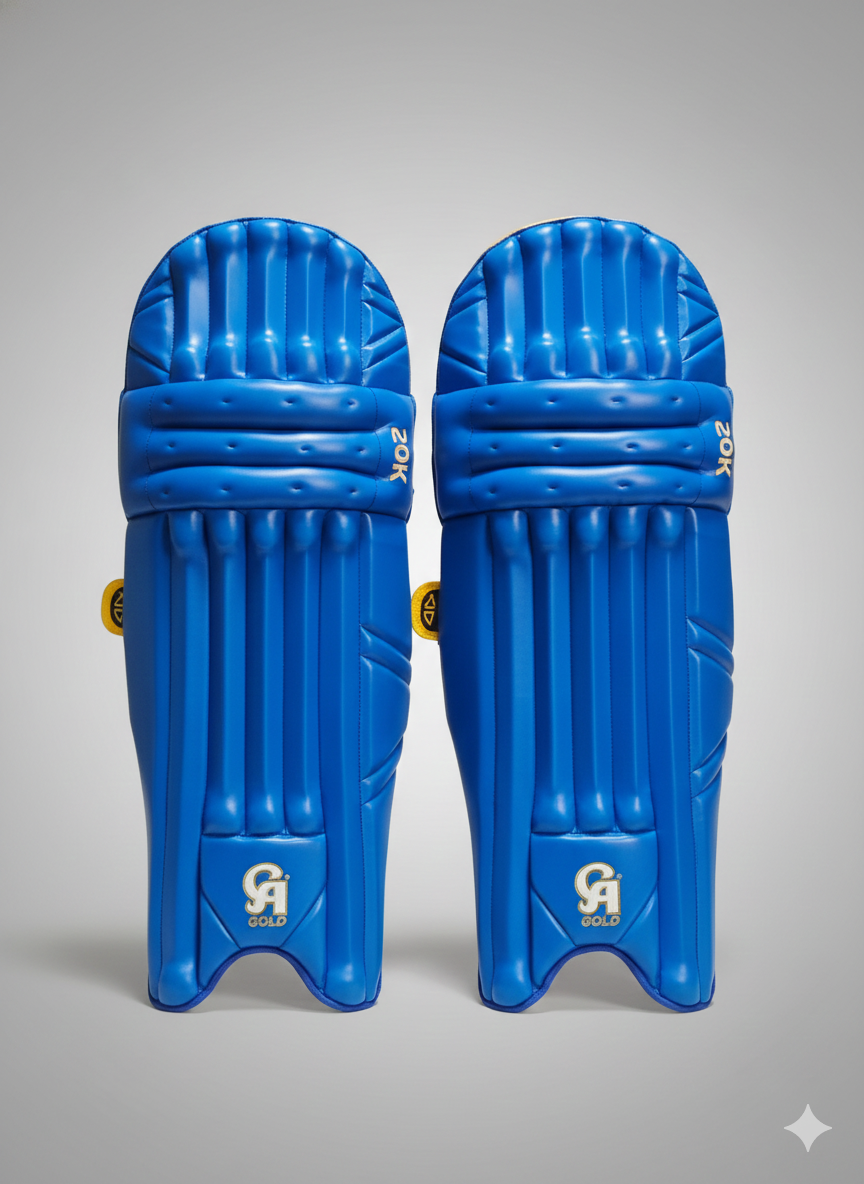 CA GOLD 20K Cricket batting Pads-Blue