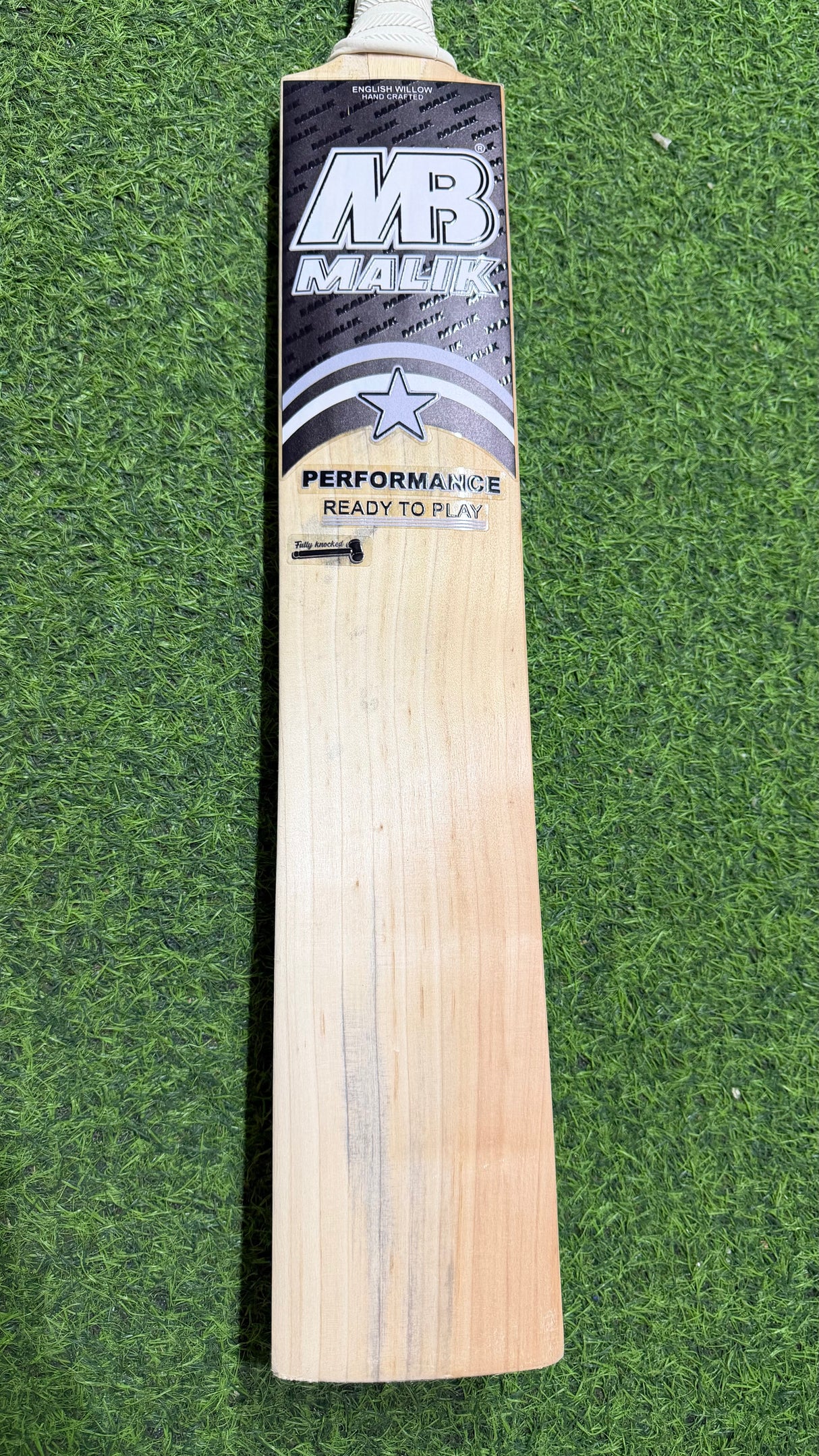 MB MALIK Performance English Willow Cricket bat-1231g-6 Grains
