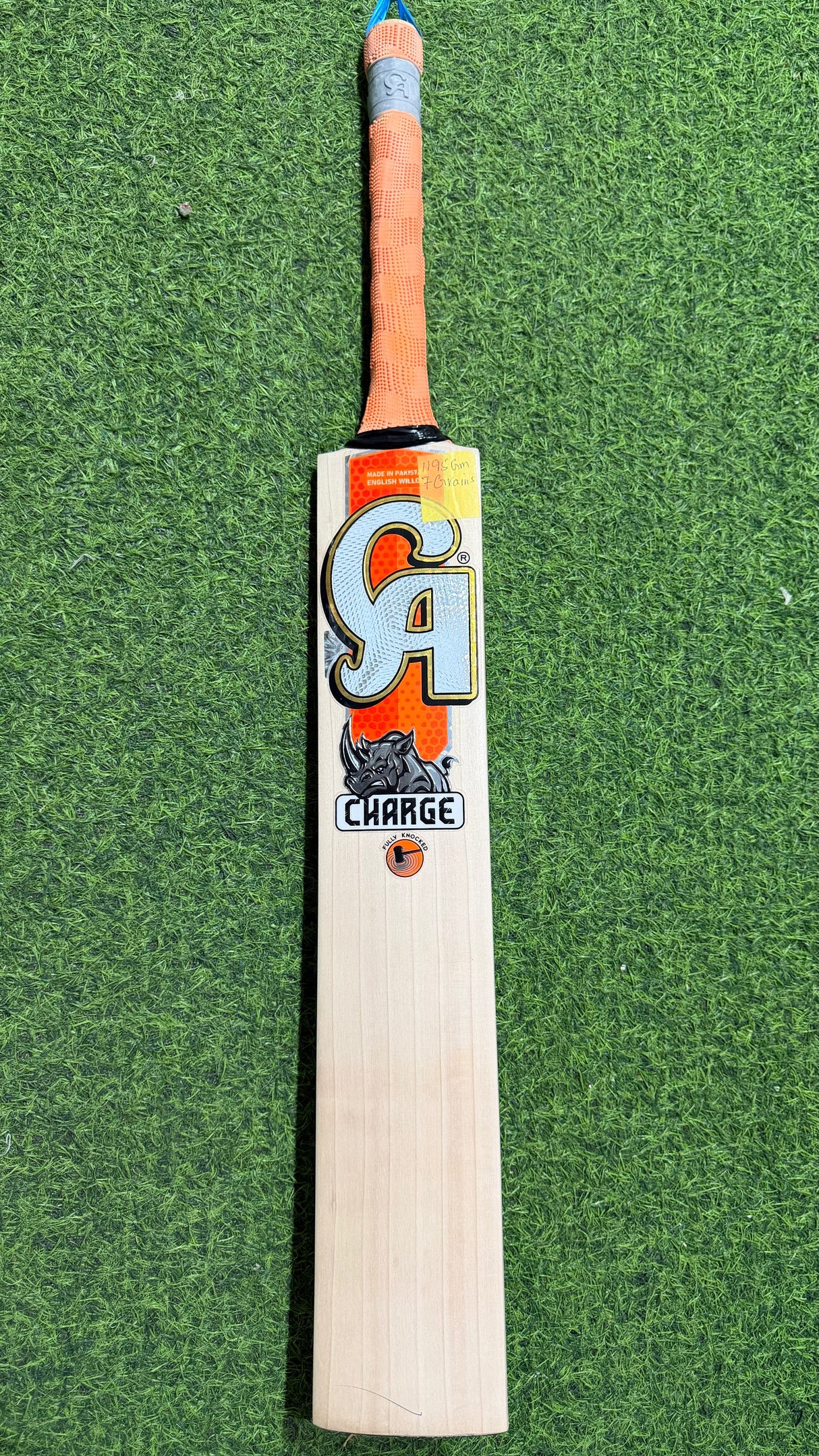 CA CHARGE English Willow Cricket Bat - 07 Grains-1195g - 2.7 lb