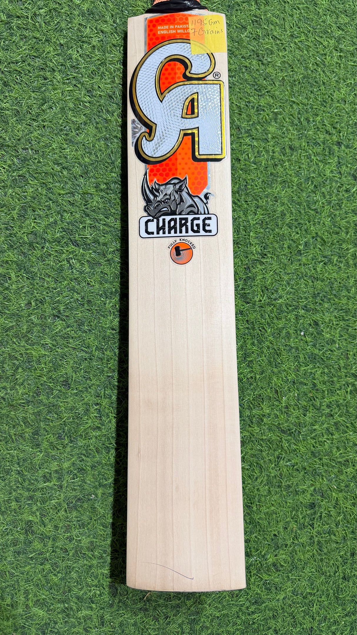 CA CHARGE English Willow Cricket Bat - 07 Grains-1195g - 2.7 lb