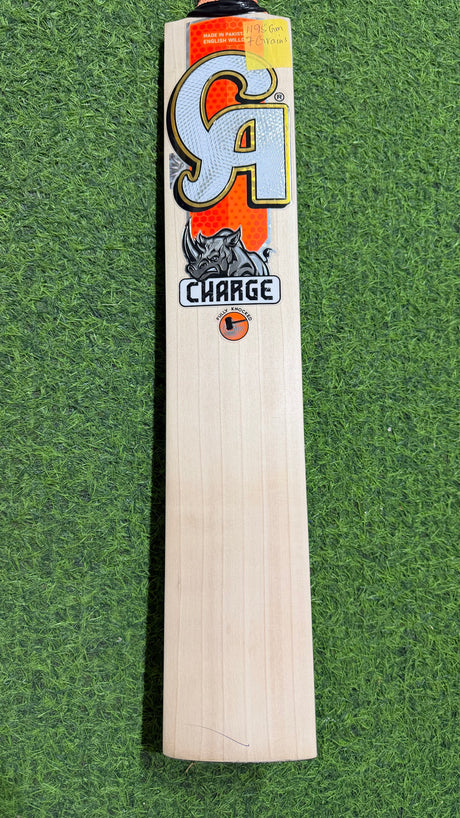 CA CHARGE English Willow Cricket Bat - 07 Grains-1195g - 2.7 lb