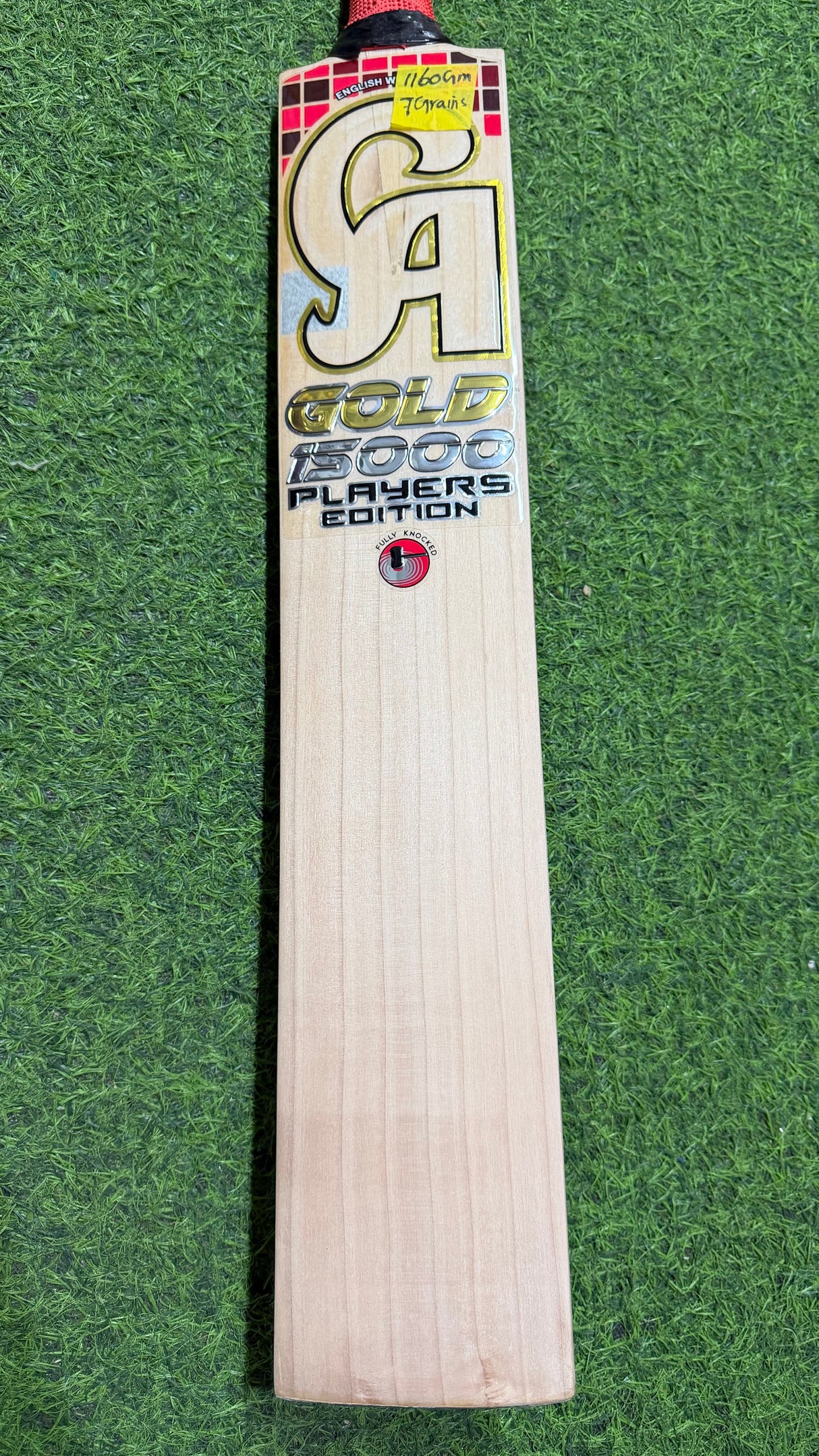 CA Gold 15000 Players Edition-Grade 1 English Willow Bat 1160g - 7 Grains