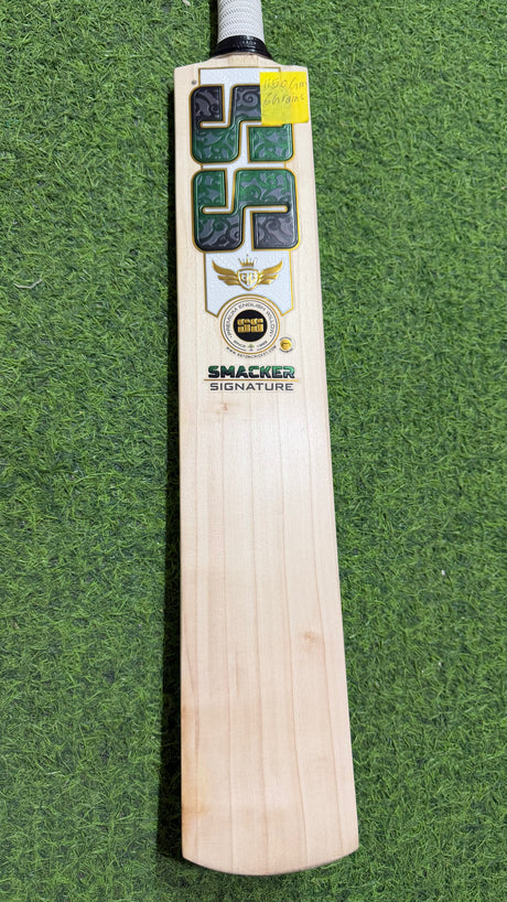 SS Smacker Signature Premium English willow Cricket Bat - 6 Grains - 1150g