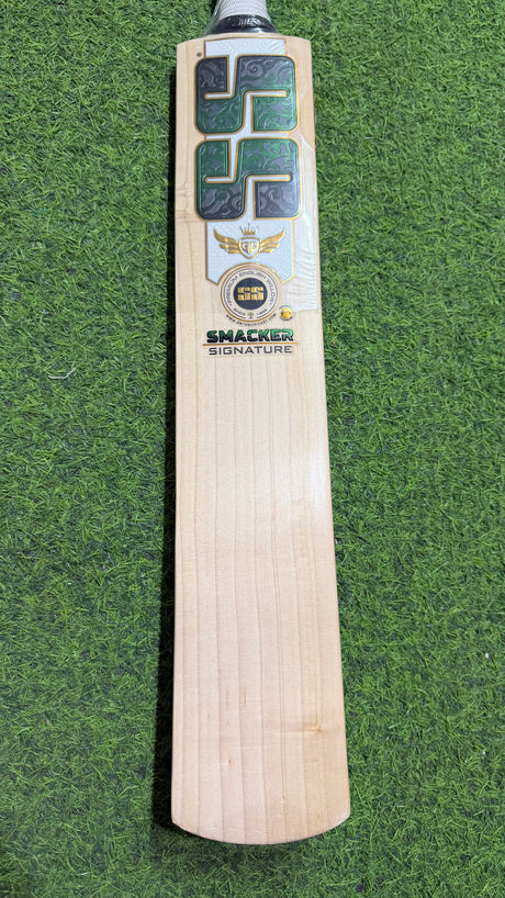 SS Smacker Signature Premium English willow Cricket Bat - 8 Grains - 1170g