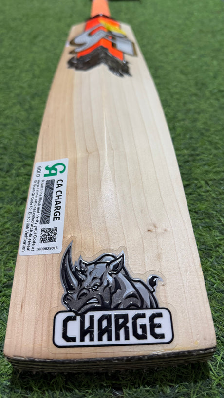 CA CHARGE English Willow Cricket Bat - 10 Grains-1195g - 2.7 lb