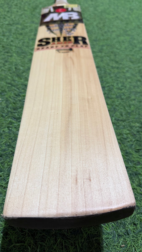 MB MALIK SHER AMIN English Willow Cricket Bat MB Malik -1235g - 08 Grains