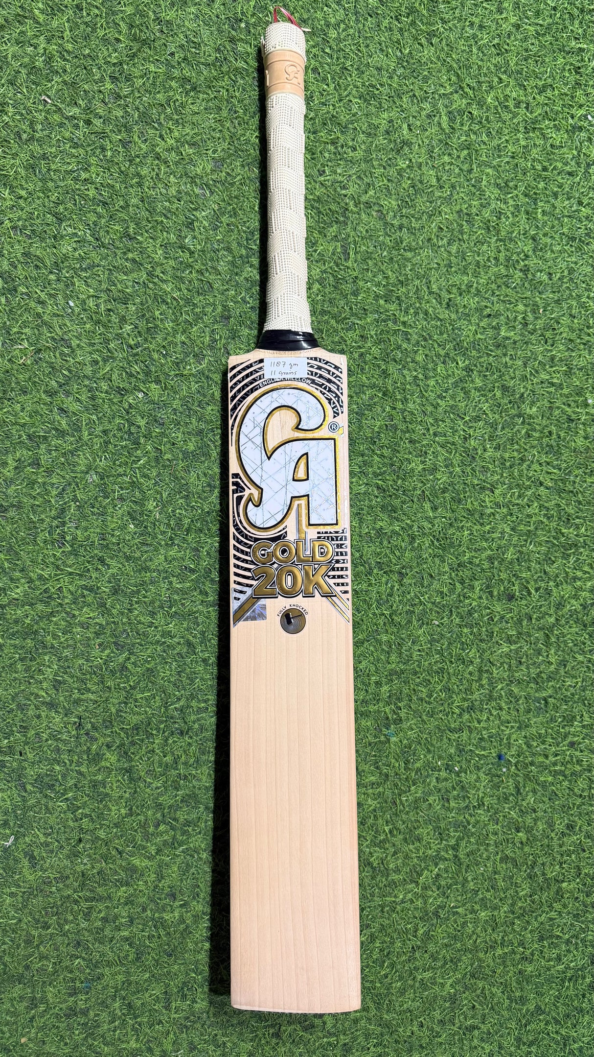 CA Gold 20k Cricket Bat Player Grade -11 Grains-1187g - 2.8 lb