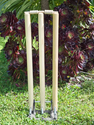 Spring and Metal Base Cricket Stumps.
