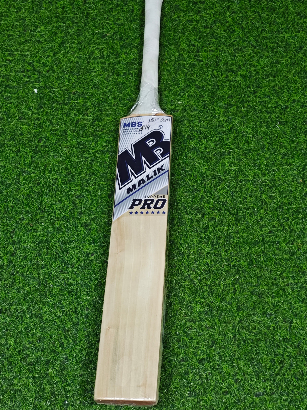 MB MALIK SUPREME PRO ENGLISH WILLOW CRICKET BAT-1283g-8 GRAINS