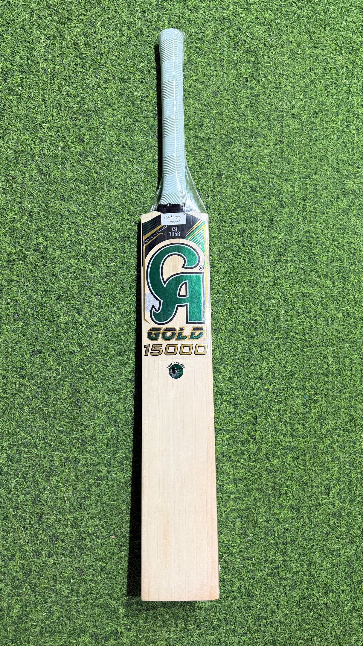 CA Gold 15000 Grade 1 English Willow Bat 1245g - 6 Grains