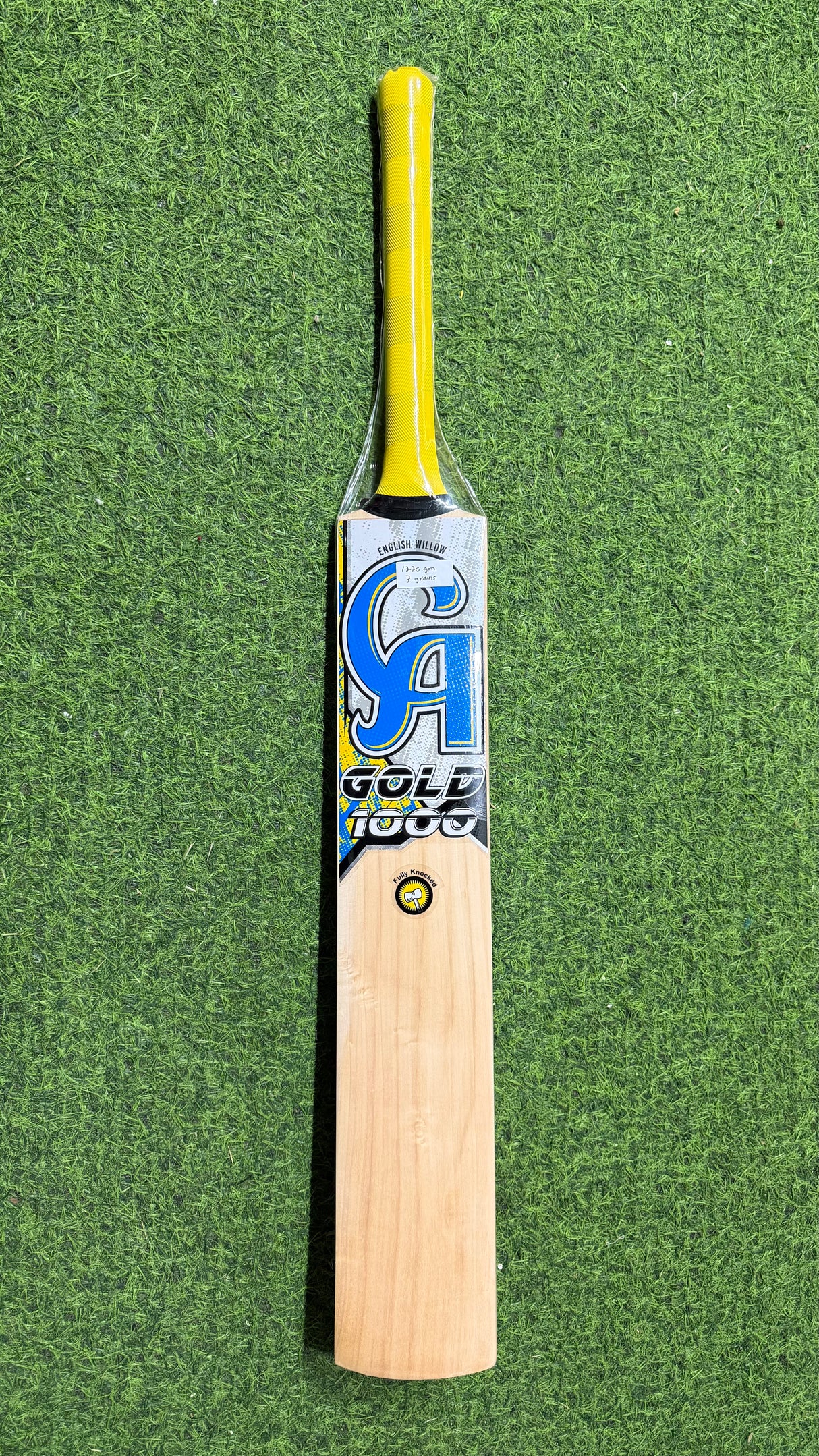 CA GOLD 1000 English Willow Cricket Bat - 7 Grains - 1220g