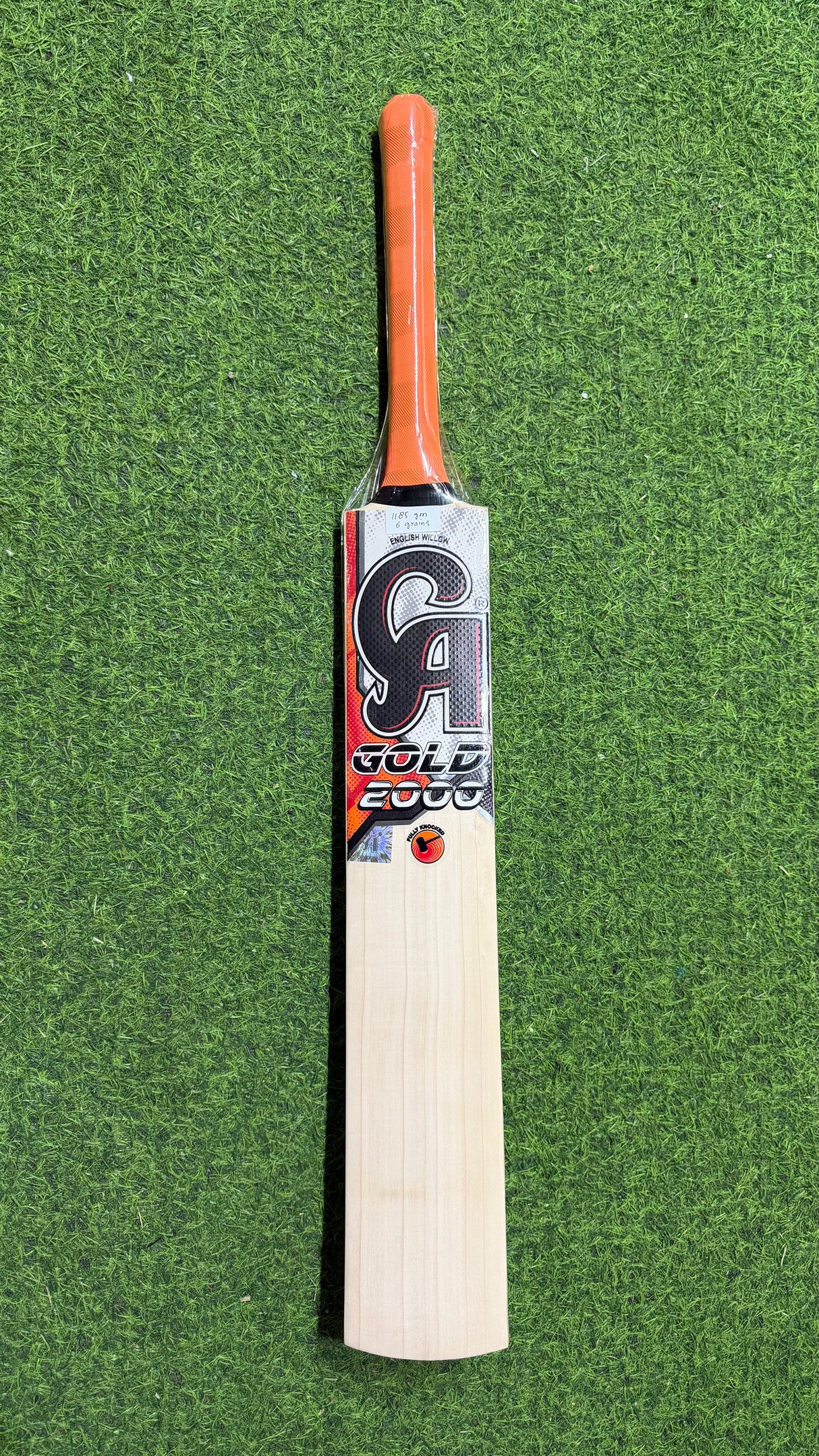 CA GOLD 2000 English Willow Cricket Bat | 6 Grains -1185g - 2.7 lb