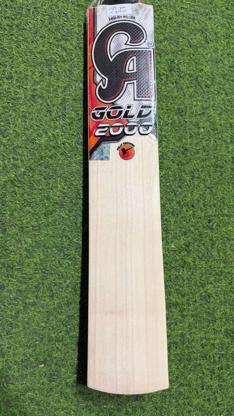 CA GOLD 2000 English Willow Cricket Bat | 6 Grains -1185g - 2.7 lb
