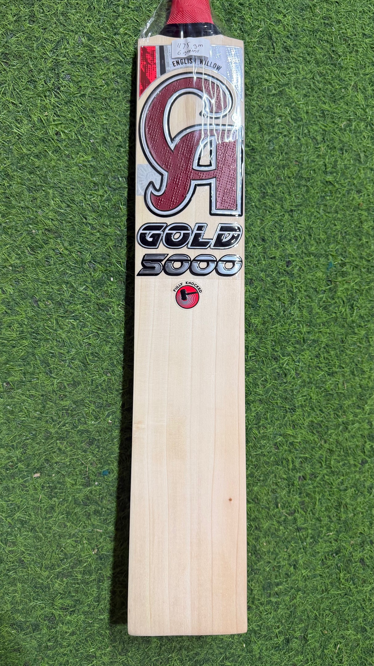 CA Gold 5000 English Willow Cricket Bat- 6 Grains 1175 -2.7 lb