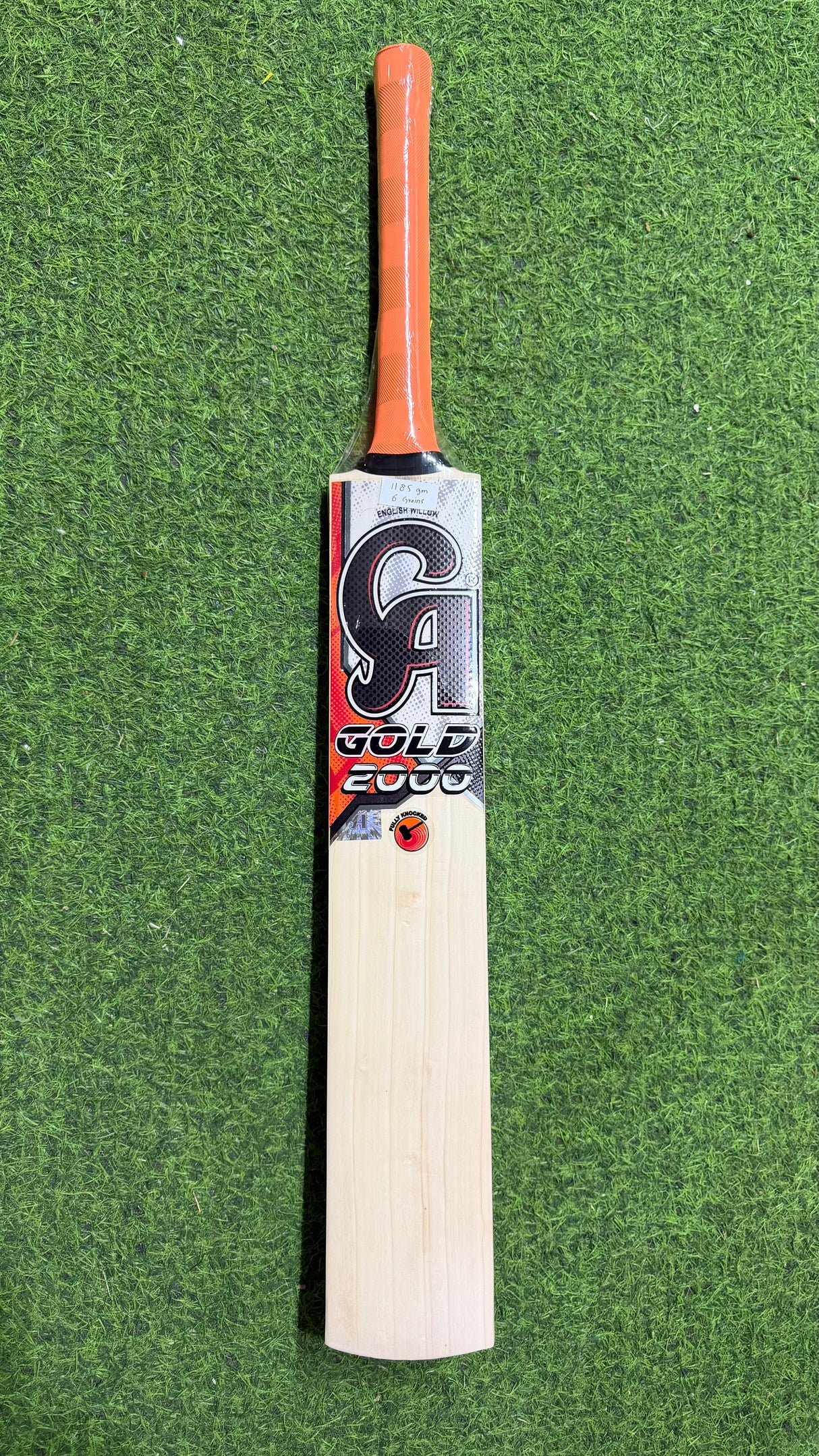 CA GOLD 2000 English Willow Cricket Bat | 6 Grains -1186g - 2.7 lb