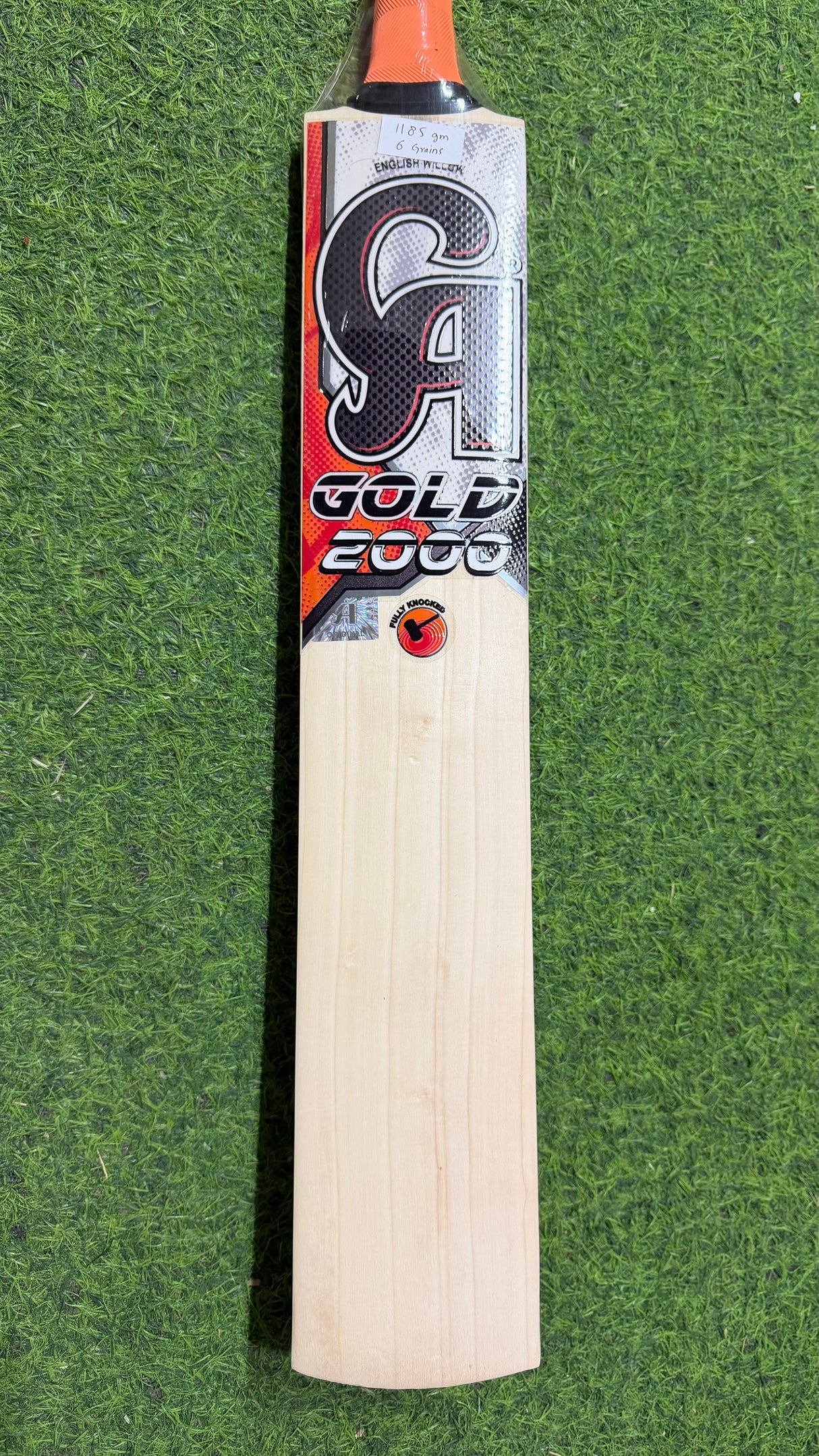 CA GOLD 2000 English Willow Cricket Bat | 6 Grains -1186g - 2.7 lb