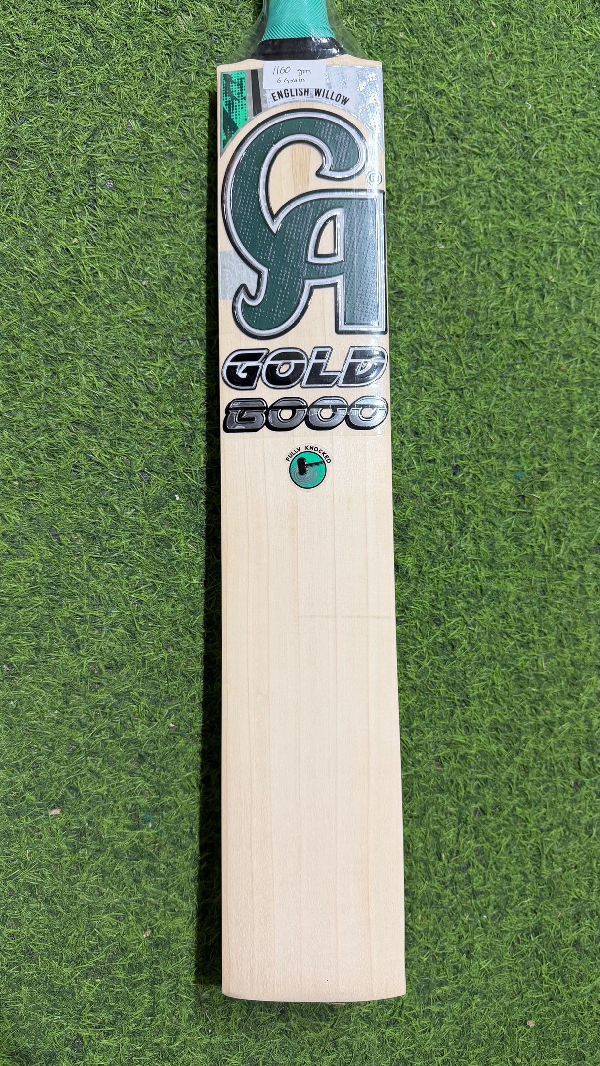 CA Gold 8000 English Willow Cricket Bat / 6 grains 1160g - 2.7 lb
