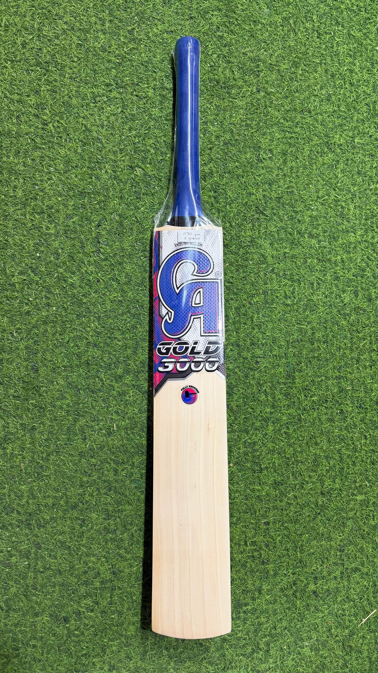 CA Gold 3000 English Willow Cricket bat | 6 Grains - 1190g - 2.7 lb