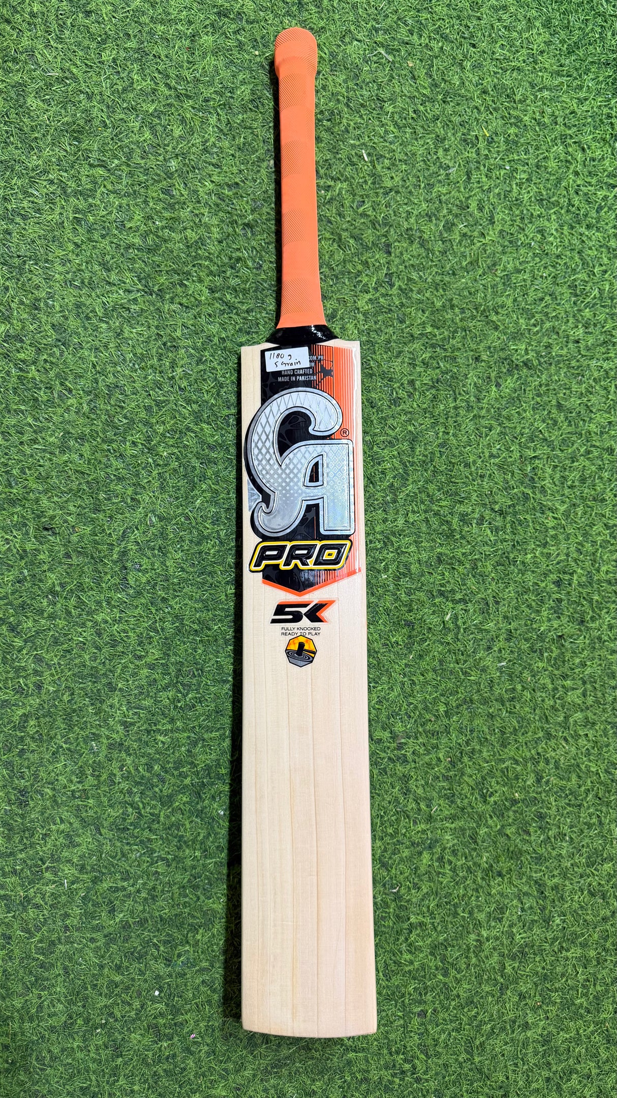 CA PRO 5K English Willow Cricket Bat | 5 Grains 1180g | 2.7 lb