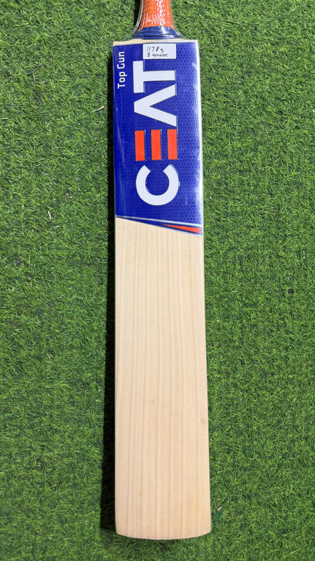 CEAT Top Gun English Willow Cricket Bat - 1178g | 8 Grains