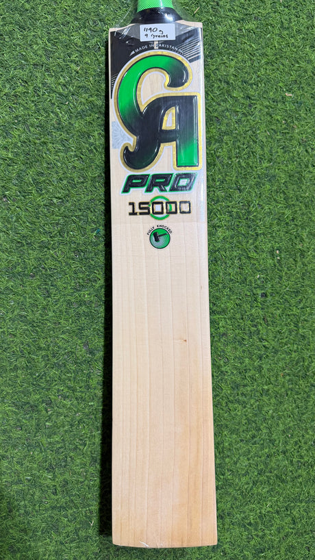 CA PRO 15000 English Willow Bat - 1190g Grains-9 - 2.7 lb-SH