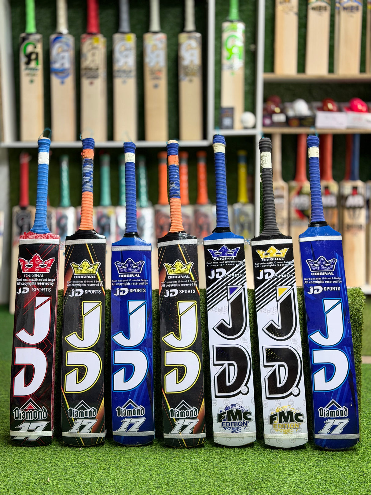 JD Tape-ball Soft Tennis cricket bat-Coconut Willow