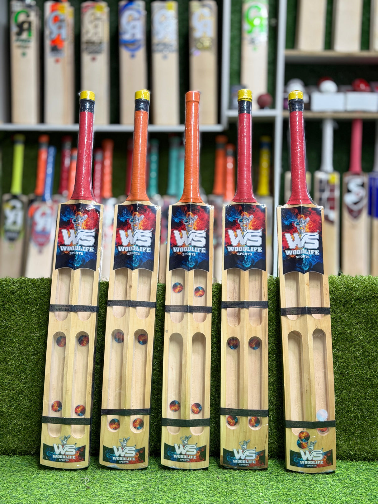 WS Gabbar Bahubali - Hard Tennis Cricket bat- Kashmir Willow