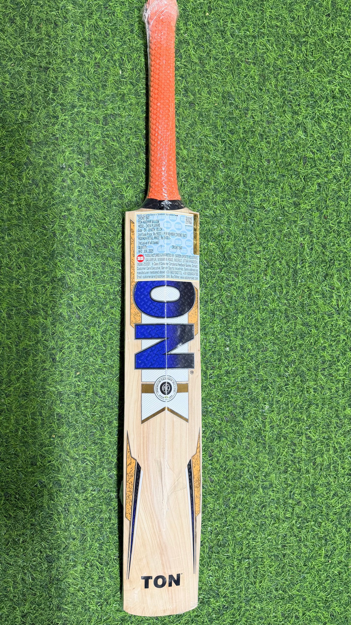 TON Kashmir Willow Cricket Bat | 1360 Grams ( 2.9 lb )