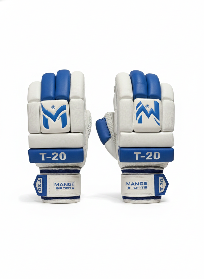 Manager T-20 Cricket batting gloves - Junior- Blue