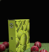 Nivia Hard Tennis Cricket Ball-Red- Pack of 12 Balls