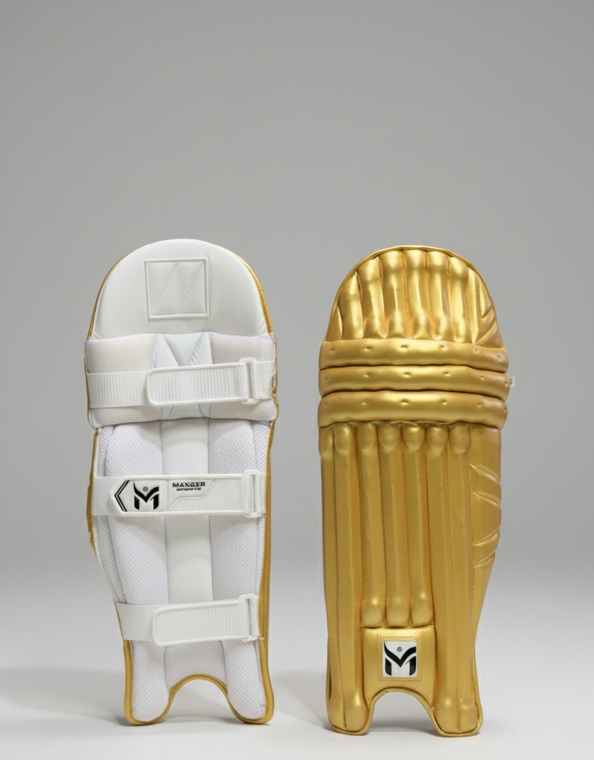 MANAGER Cricket Batting Pads/Leg guards-Golden