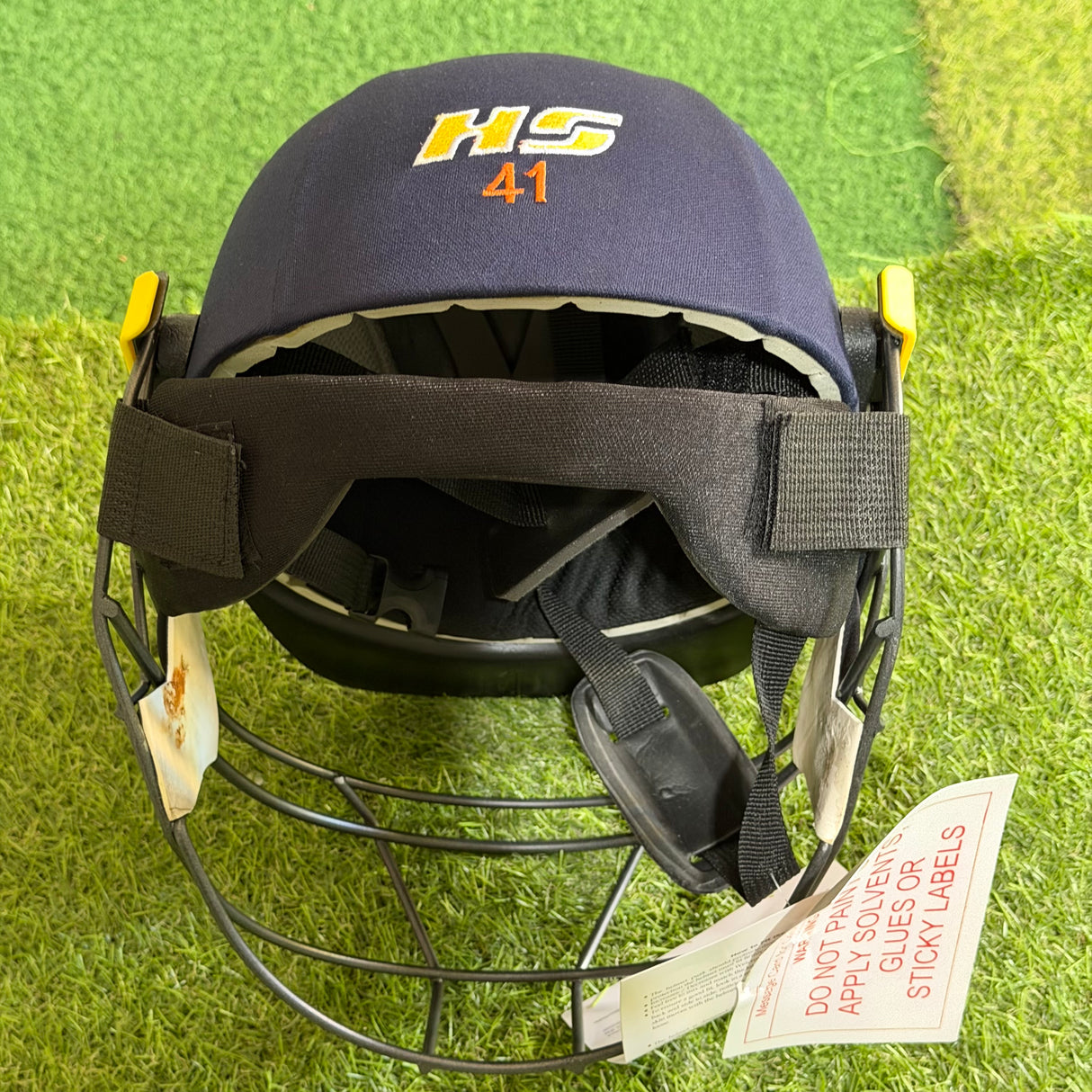 HS 41 Cricket Batting Helmet - Neck Protection | Dark Blue