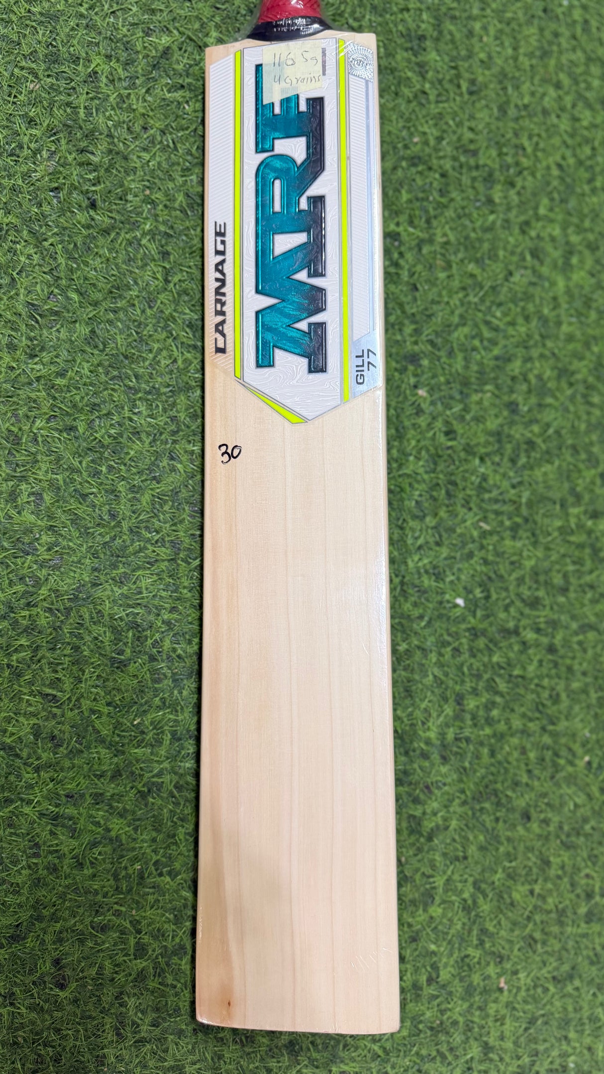 MRF Carnage Gill 77 English Willow Cricket Bat - 4 Grains / 1165g