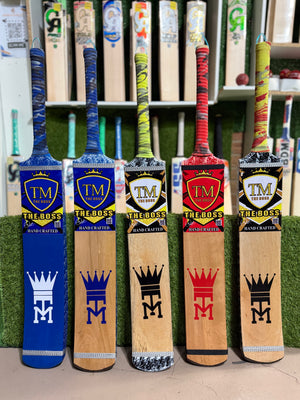 TM The Boss Tape-ball Soft Tennis cricket bat-Coconut Willow Grade 1