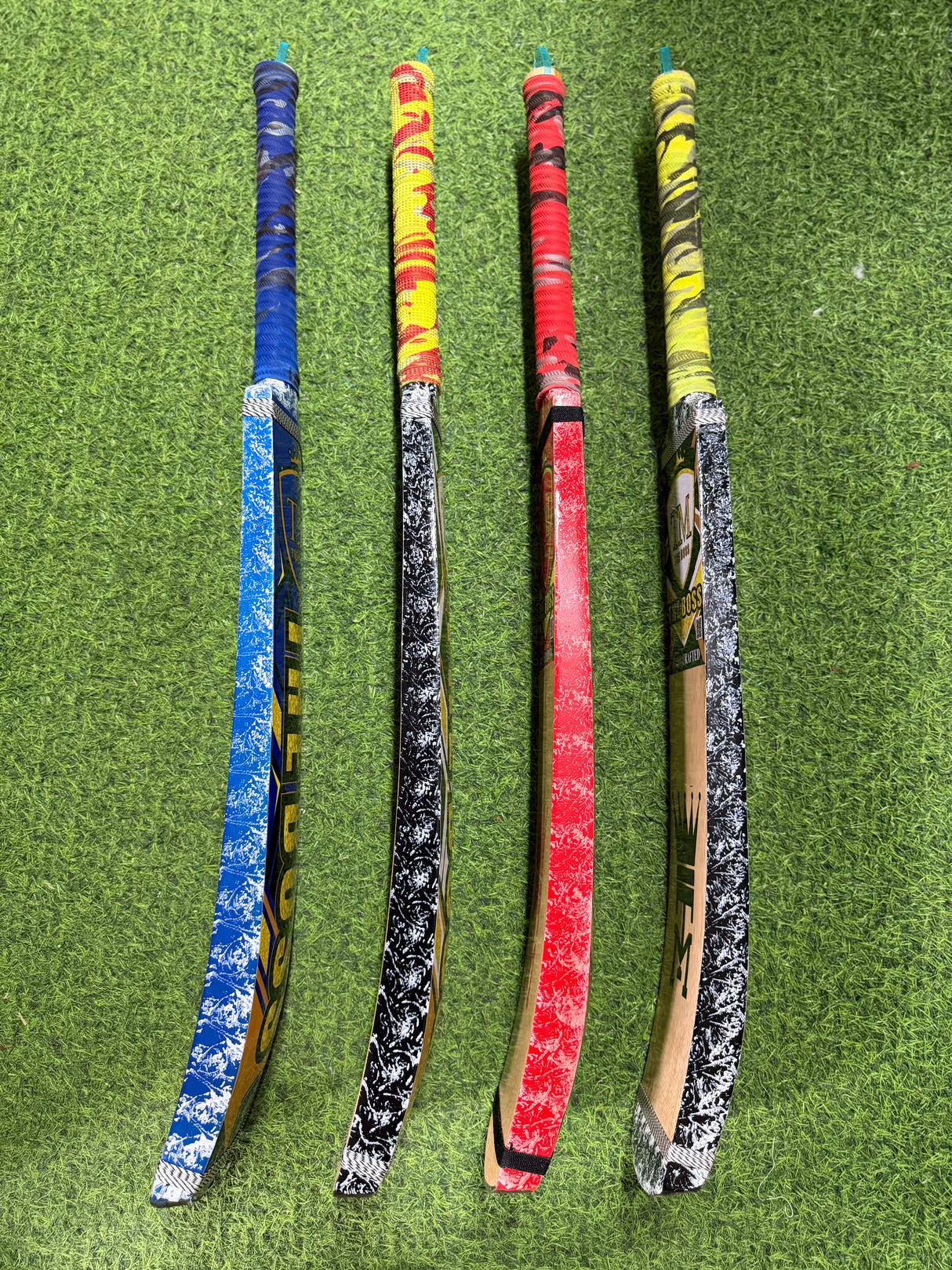 TM The Boss Tape-ball Soft Tennis cricket bat-Coconut Willow Grade 1