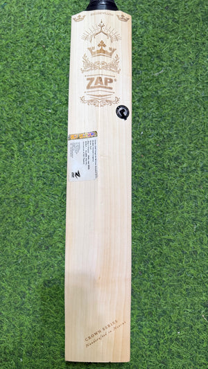 ZAP Crown Lagacy Premium English willow Cricket Bat - 12 Grains - 1115g