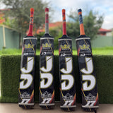 JD Tape Ball / Soft Tennis Cricket Bat-Coconut Willow Grade 1 ( Black )