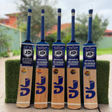 JD Tape Ball / Soft Tennis Cricket Bat-Coconut Willow Grade 1 ( Blue )