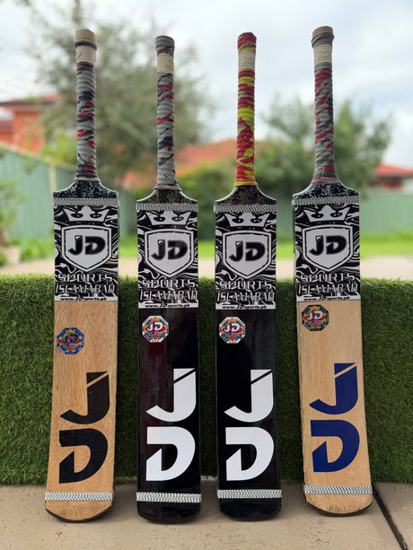 JD Tape Ball / Soft Tennis Cricket Bat-Coconut Willow Grade 1 ( Black )