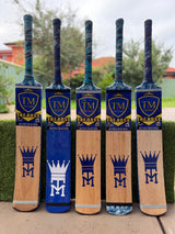 TM The Boss Tape-ball Soft Tennis cricket bat-Coconut Willow Grade 1 (Blue )