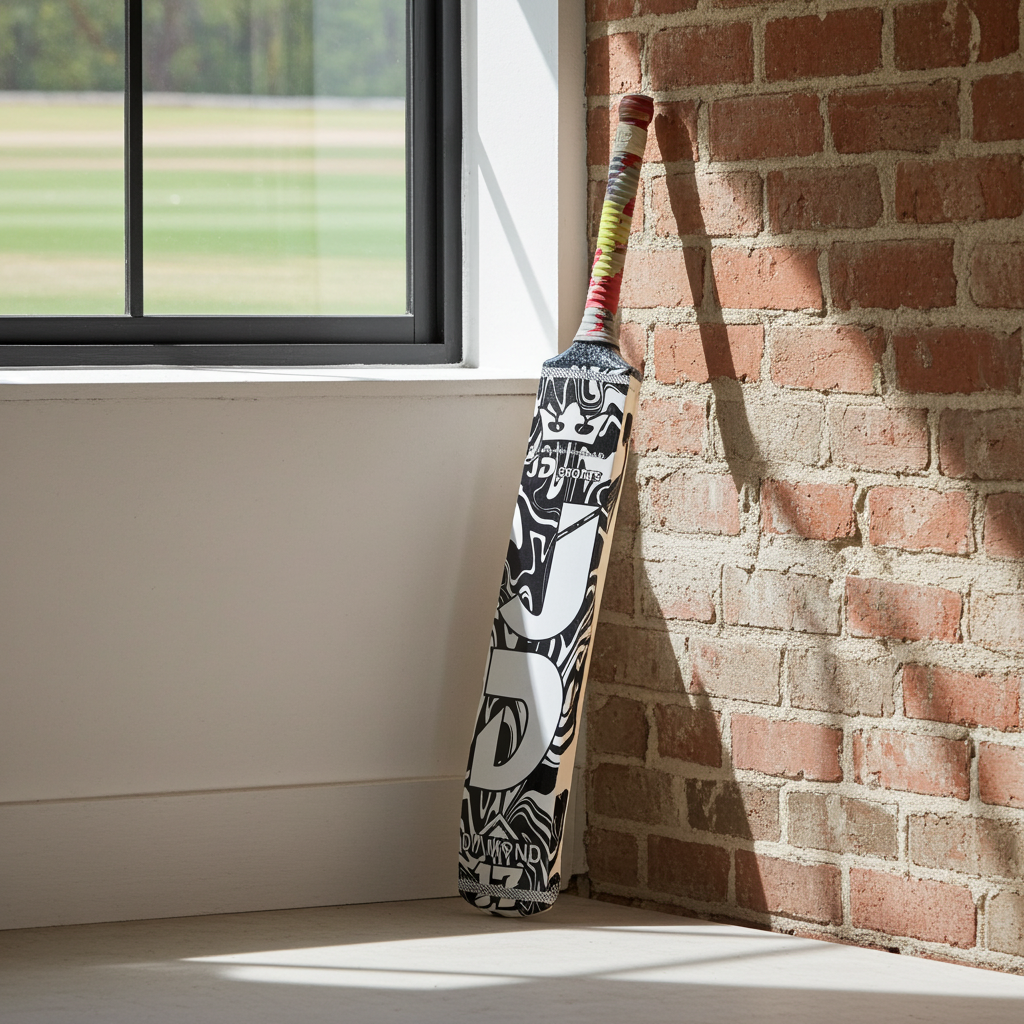 JD Tape Ball / Soft Tennis Cricket Bat-Coconut Willow Grade 1 ( Black )