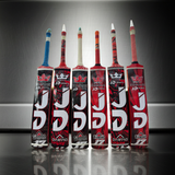 JD Tape Ball / Soft Tennis Cricket Bat-Coconut Willow Grade 1 ( Red )
