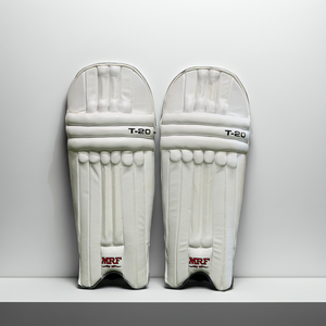 MRF T-20 Cricket Batting Pads - Junior-White