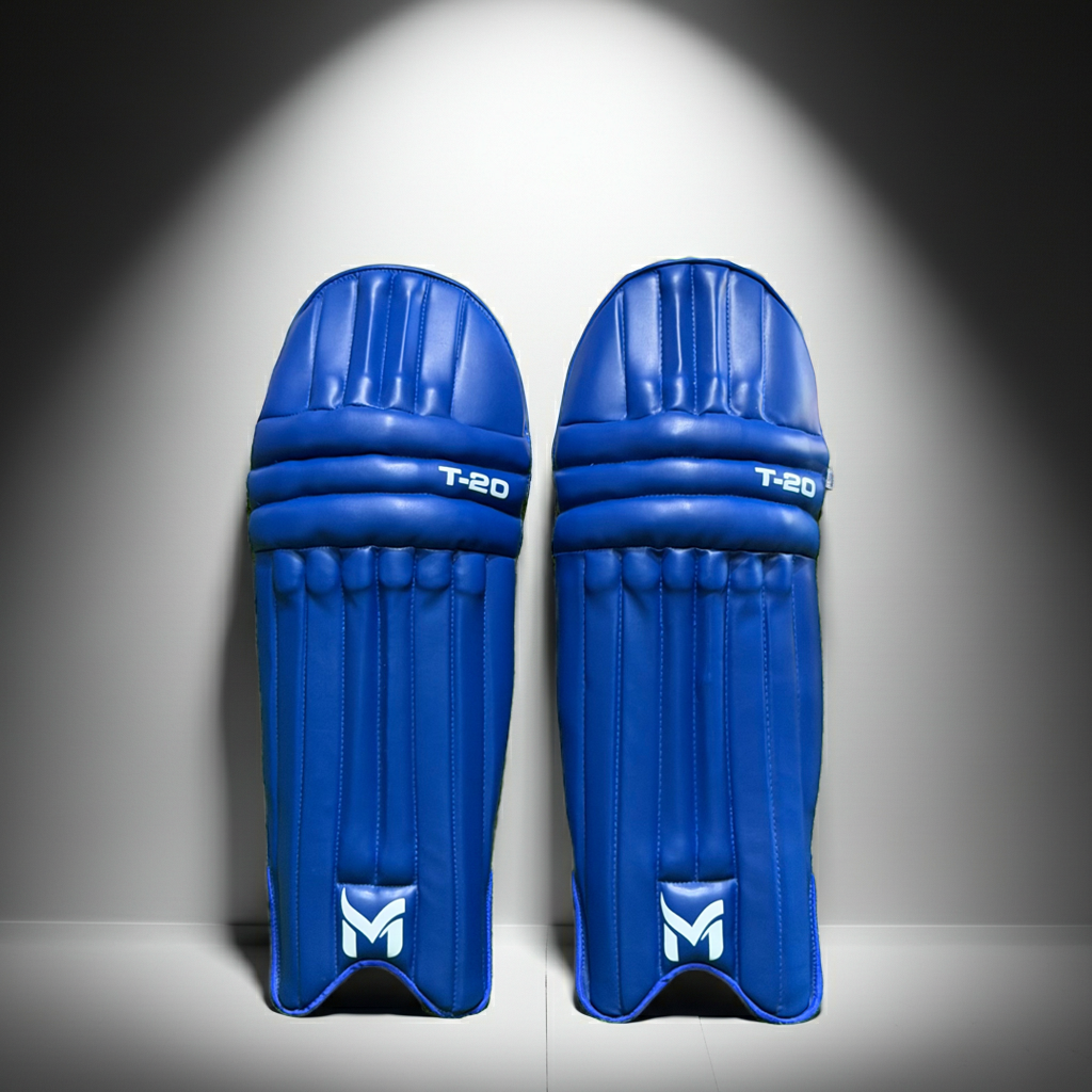 Manager T-20 Cricket Batting Pads - Junior-Blue