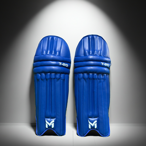 Manager T-20 Cricket Batting Pads - Junior-Blue