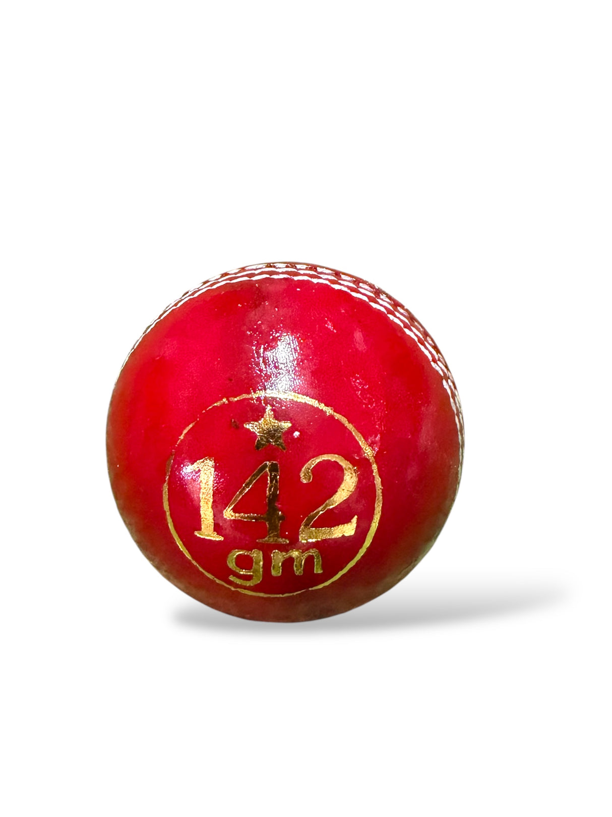 WS Junior cricket leather ball-4 Piece- 142g / RED -Pack of 6