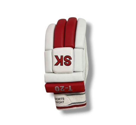 SK T-20 Cricket batting gloves | Red