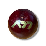 A77 Senior cricket leather ball-4 Piece- 156g-Set of 2 Balls-Red